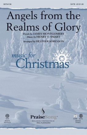 Henry T. Smart, Angels from the Realms of Glory SATB Chorpartitur