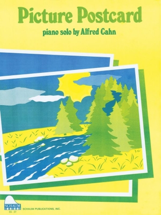 Picture Postcard Klavier Buch