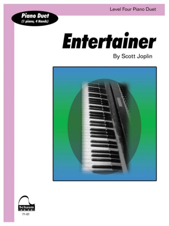 Entertainer Piano Duet Buch
