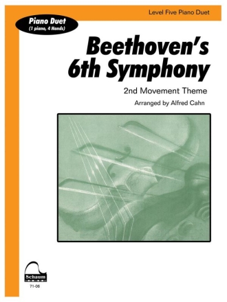 Beethoven's 6th Symphony Piano Duet Buch