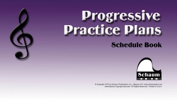 Progressive Practice Plans - Schedule Book Klavier Buch