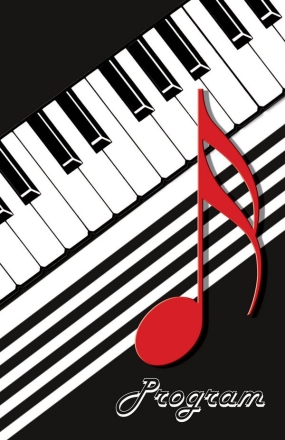 Recital Program #83 - Note & Keyboard Klavier Buch