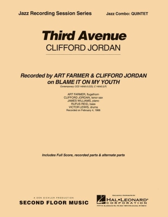 Clifford Jordan, Third Avenue Jazz Quintet Partitur + Stimmen