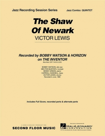 Victor Lewis, The Shaw of Newark Jazz Quintet Partitur