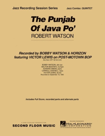 Robert Watson, Punjab of Java Po' Jazz Quintet Partitur + Stimmen