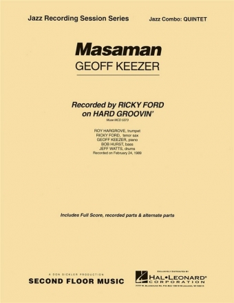 Geoff Keezer, Masaman Jazz Combo Partitur