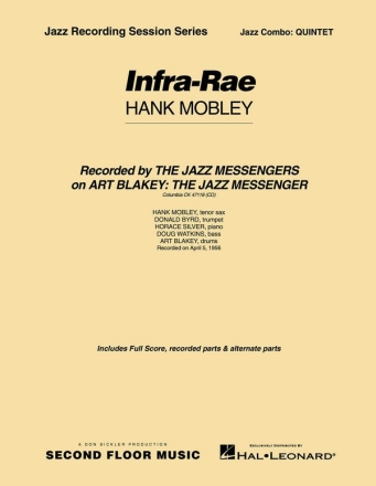 Hank Mobley, Infra-Rae Jazz Quintet Partitur + Stimmen