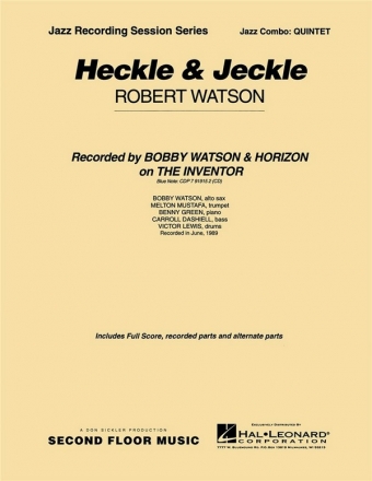 Robert Watson, Heckle and Jeckle Jazz Quintet Partitur
