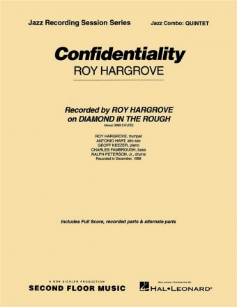 Roy Hargrove, Confidentiality Jazz Quintet Partitur