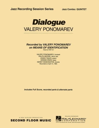 Valery Ponomarev, Dialogue Jazz Quintet Partitur + Stimmen