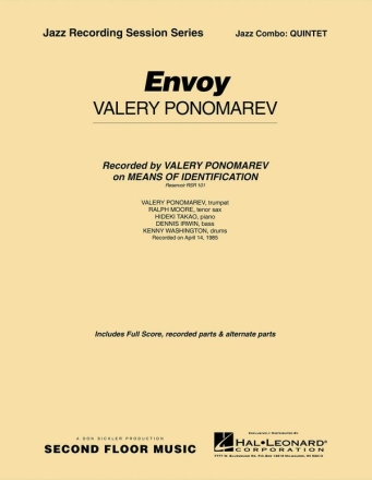 Valery Ponomarev, Envoy Jazz Quintet Partitur + Stimmen
