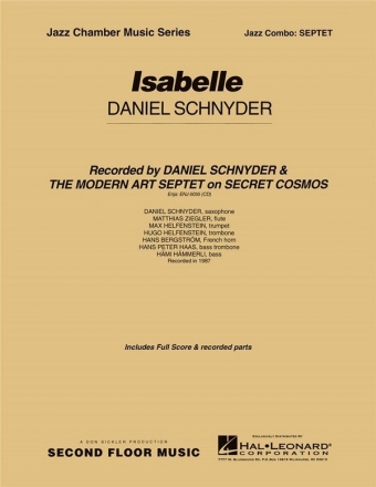 Daniel Schnyder, Isabelle Jazz-Septet Partitur