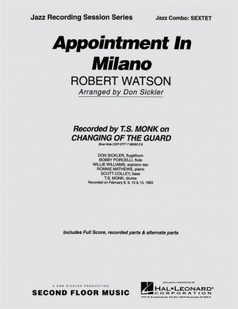Robert Watson, Appointment in Milano Sextet Horn Ensemble Partitur