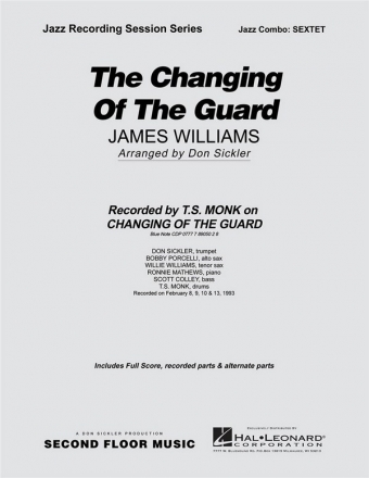 James Williams, The Changing of the Guard Jazz Sextet Partitur