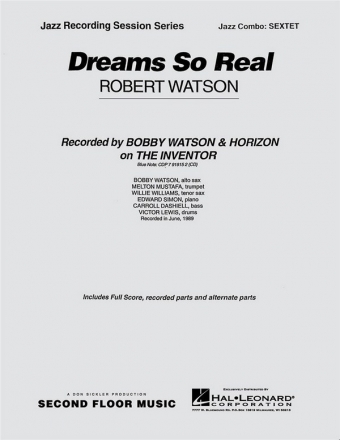 Robert Watson, Dreams So Real Ammouliani Jazz Sextet Partitur