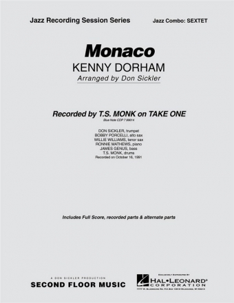 Kenny Dorham, Monaco Jazz Sextet Partitur