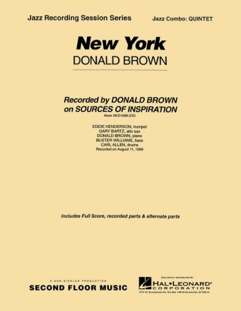 Donald Brown, New York Jazz Quintet Partitur + Stimmen