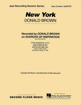 Donald Brown, New York Jazz Quintet Partitur