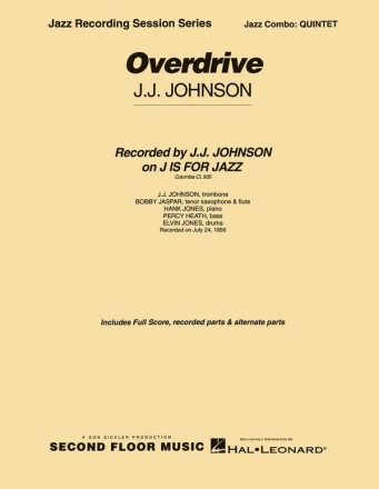 JJ Johnson, Overdrive Jazz Quintet Partitur + Stimmen