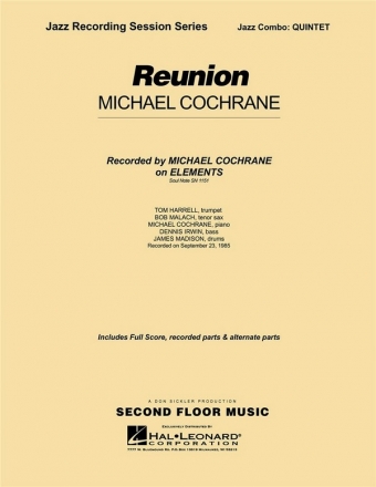 Michael Cochrane, Reunion Jazz Quintet Partitur