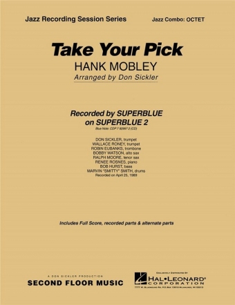 Hank Mobley, Take Your Pick Jazz-Octet Partitur