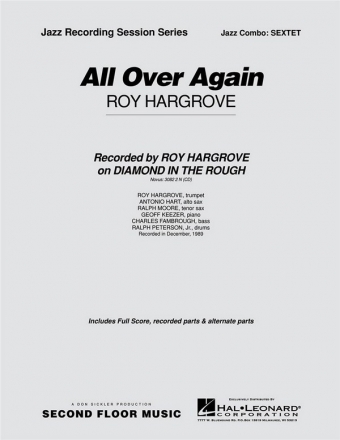 Roy Hargrove, All Over Again Jazz Sextet Partitur
