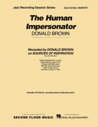 Donald Brown, The Human Impersonator Jazz Quintet Partitur