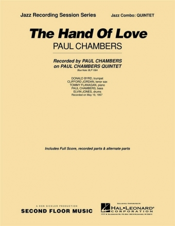 Paul Chambers, The Hand of Love Jazz Quintet Partitur