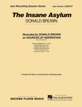Donald Brown, The Insane Asylum Jazz Quintet Partitur