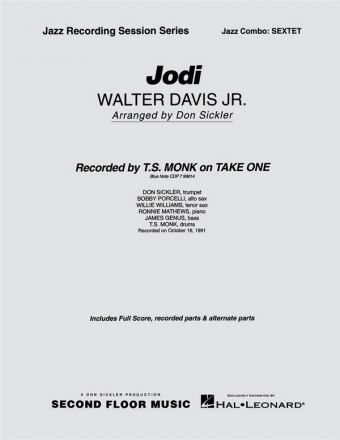 Walter Davis Jr., Jodi Jazz Sextet Partitur