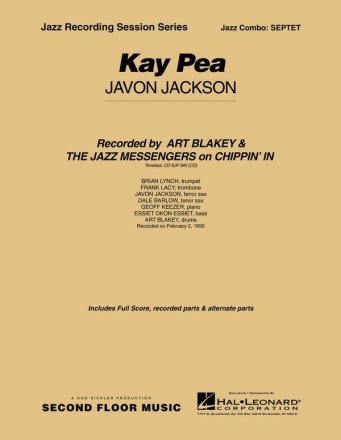 Javon Jackson, Kay Pea Jazz-Septet Partitur + Stimmen
