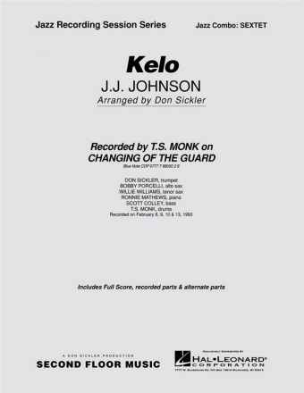 J.J. Johnson, Kelo Jazz Sextet Partitur