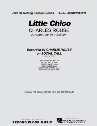 Charles Rouse, Little Chico Jazz-Quintet/Sextet Partitur