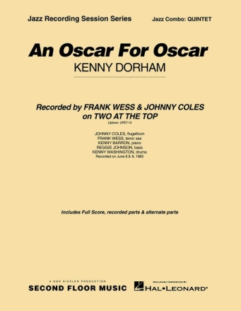 Kenny Dorham, An Oscar for Oscar Jazz Quintet Partitur + Stimmen