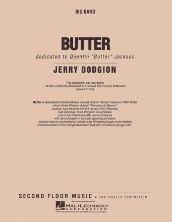 Jerry Dodgion, Butter Big Band Partitur + Stimmen