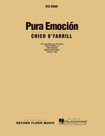 Chico O'Farrill, Pura Emocion Big Band Partitur + Stimmen