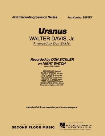 Walter Davis, Jr., Uranus Jazz-Septet Partitur + Stimmen
