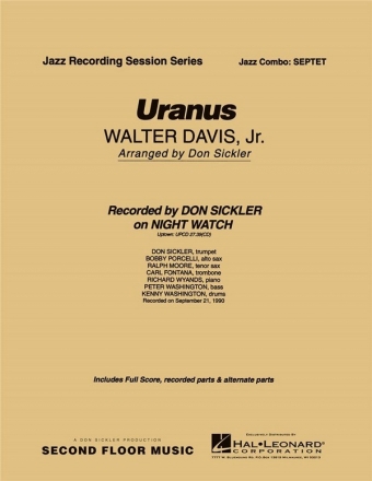 Walter Davis Jr., Uranus Jazz-Septet Partitur