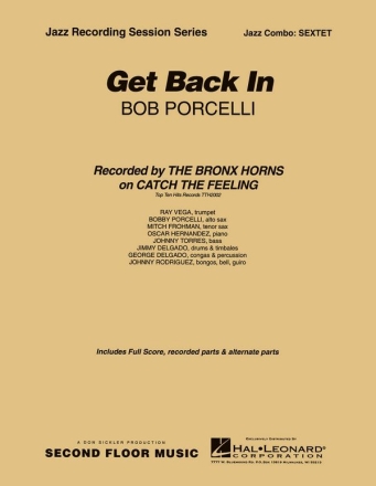 Bob Porcelli, Get Back In Jazz Sextet Partitur + Stimmen