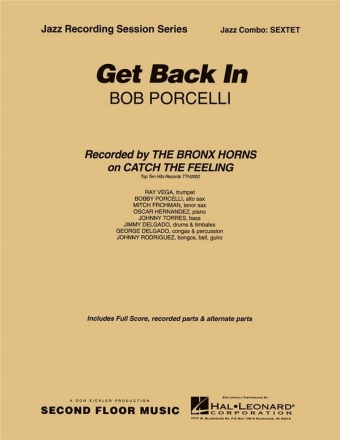 Bob Porcelli, Get Back In Jazz Sextet Partitur