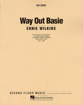 Ernie Wilkins, Way Out Basie Big Band Partitur + Stimmen