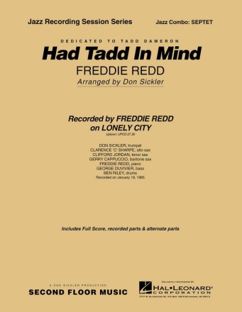 Freddie Redd, Had Tadd in Mind Jazz-Septet Partitur + Stimmen