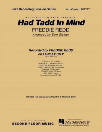 Freddie Redd, Had Tadd in Mind Jazz-Septet Partitur