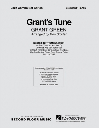 Grant Green, Grant's Tune Jazz Ensemble Partitur