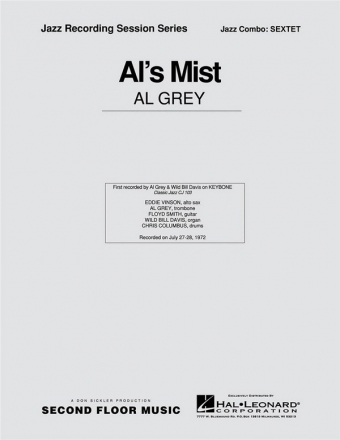 Al Grey, Al's Mist Jazz Sextet Partitur