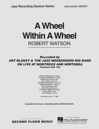 Robert Watson, A Wheel within a Wheel Jazz Sextet Partitur
