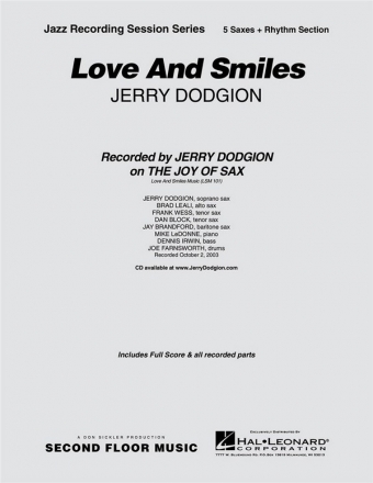 Jerry Dodgion, Love and Smiles Jazz Ensemble Partitur