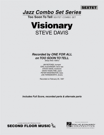 Steve Davis, Visionary Jazz Sextet Partitur