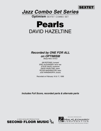 David Hazeltine, Pearls Jazz Sextet Partitur + Stimmen