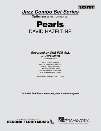 David Hazeltine, Pearls Jazz Sextet Partitur